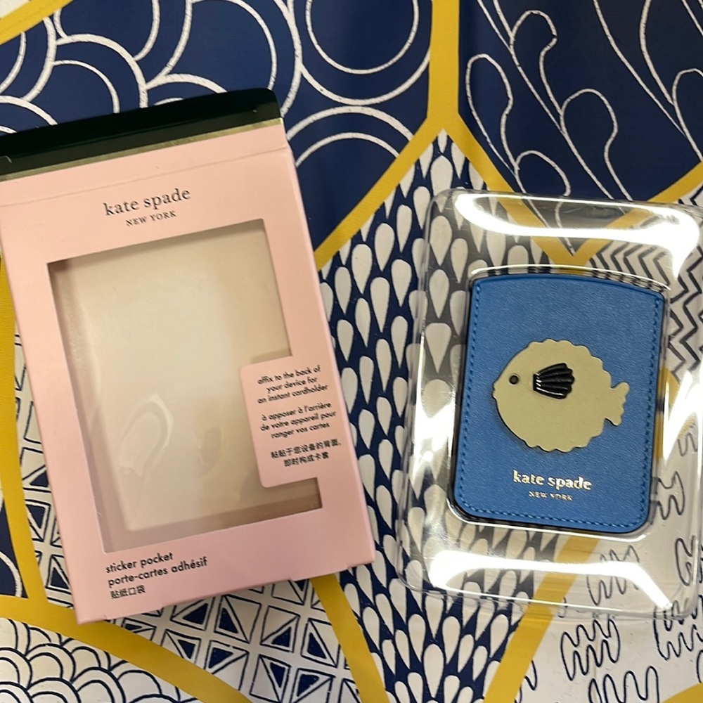 Kate Spade Puffer Fish Pocket/Card holder